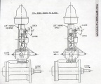 More Woodward Governor Company engineering notes on the hydraulic water wheel governor. 